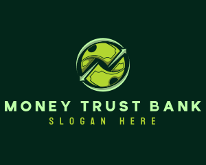 Bank Currency Cash logo design