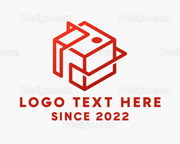 Red Logistics Box Logo