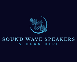 Wave Frequency Beat logo design