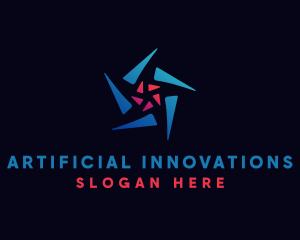 Artificial Intelligence Technology logo design