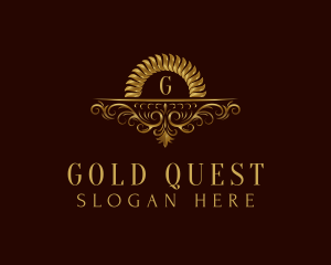 Luxury Gold Letter logo design