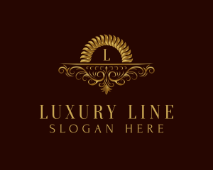 Luxury Gold Letter logo design