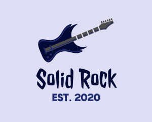 Electric Guitar Solo logo design