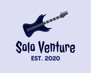 Electric Guitar Solo logo design