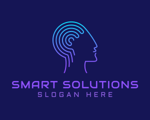 Artificial Intelligence Technology logo design