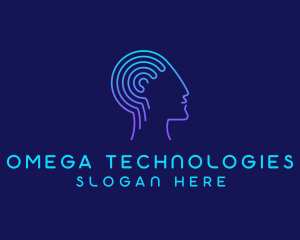 Artificial Intelligence Technology logo design