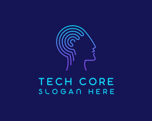 Artificial Intelligence Technology logo design