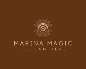 Magical Eye Moon logo design