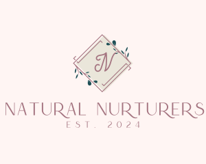 Nature Boutique Elegant logo design