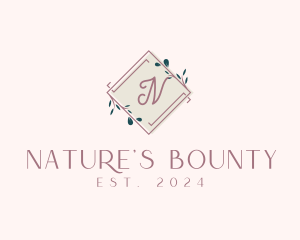 Nature Boutique Elegant logo design