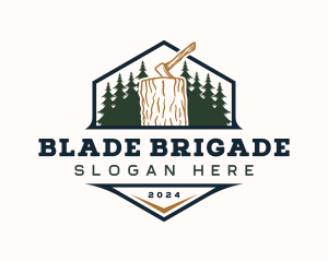 Woodwork Logging Axe logo