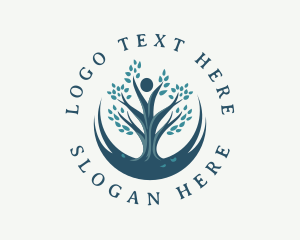 Organic Wellness Tree Logo