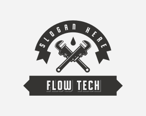 Wrench Plumbing Maintenance logo design