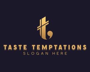 Gold Fashion Tailoring logo design