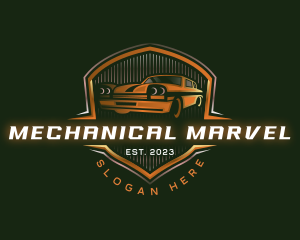 Car Mechanic Automobile logo design