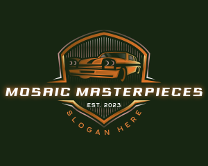 Car Mechanic Automobile logo design