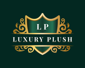 Ornamental Luxury Shield logo design