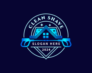 Pressure Wash Cleaning logo design