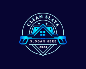 Pressure Wash Cleaning logo design