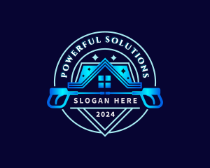 Pressure Wash Cleaning logo design