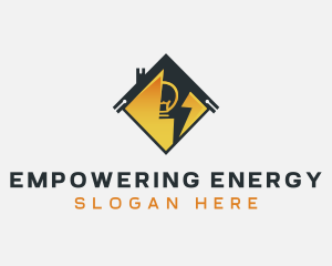 Lightning House Energy logo design