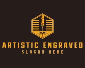 Industrial Laser Engraving logo design