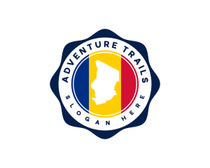 Tourism Chad Map logo