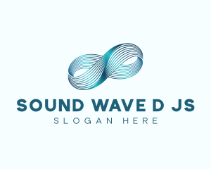 Infinity Wave Loop logo design