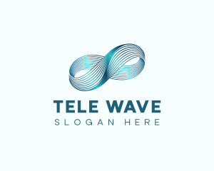 Infinity Wave Loop logo design