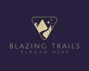 Mountain Trail Pathway logo design