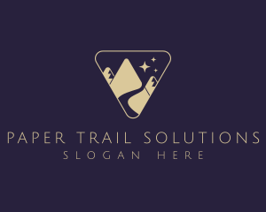 Mountain Trail Pathway logo design