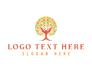 Cacao Tree Leaves logo