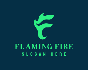 Green Flame Media logo design