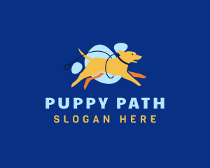 Puppy Dog Leash  logo design