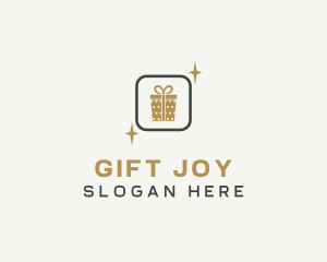 Christmas Gift Box logo design