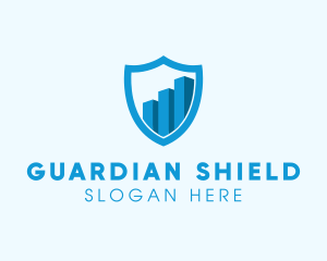 Financial Protection Shield logo design