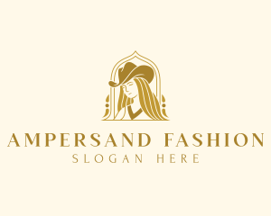 Cowgirl Western Fashion logo design