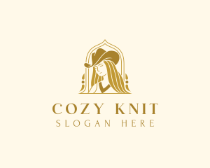 Cowgirl Western Fashion logo design