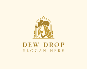 Cowgirl Western Fashion logo design