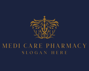 Caduceus Medical Pharmacy logo design