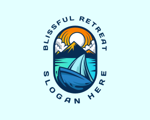 Traveler Sailboat Cruise Logo