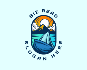 Traveler Sailboat Cruise logo design