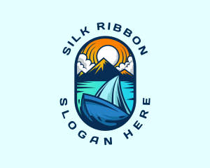 Traveler Sailboat Cruise logo design