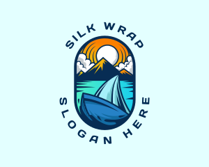 Traveler Sailboat Cruise logo design