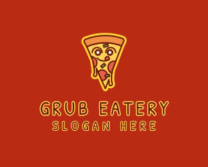 Delicious Pizza Slice  logo design