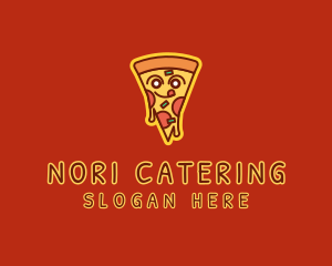 Delicious Pizza Slice  logo design