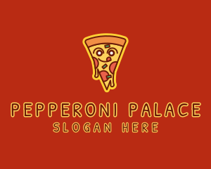 Delicious Pizza Slice  logo design