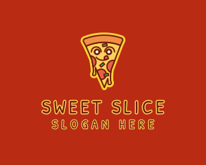 Delicious Pizza Slice  logo design