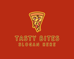 Delicious Pizza Slice  logo design