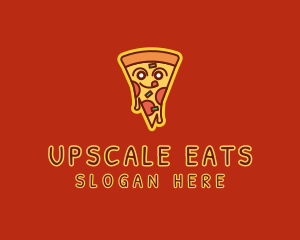 Delicious Pizza Slice  logo design